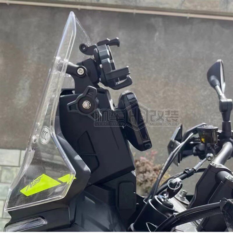 适用于春风450MT改装手机导航摩托车支架防震多功能扩展 配件