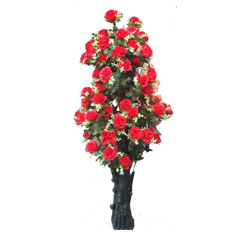 假花玫瑰大型家居仿真植物室内装饰客厅花落地大盆栽绿植摆件盆景