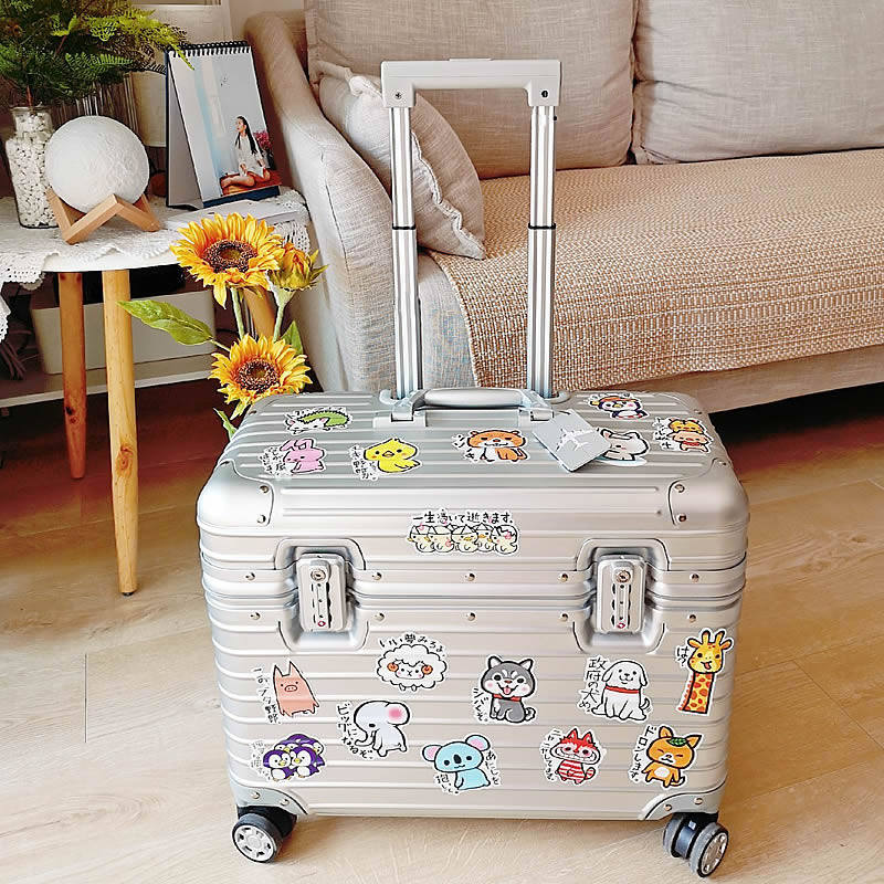 铝框拉杆箱小清新登机箱18寸 子母摄影箱20旅行箱网红行李箱ins女