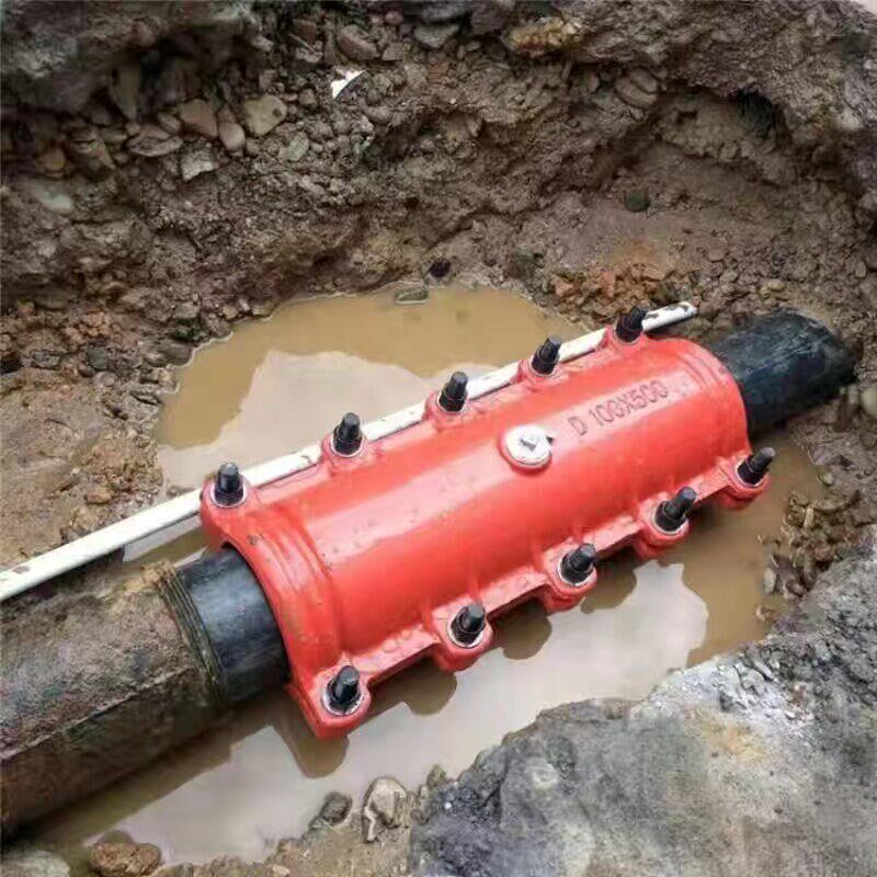 管道哈夫节抢修器水管堵漏器球磨铸铁加长抱箍消防管道快速接头