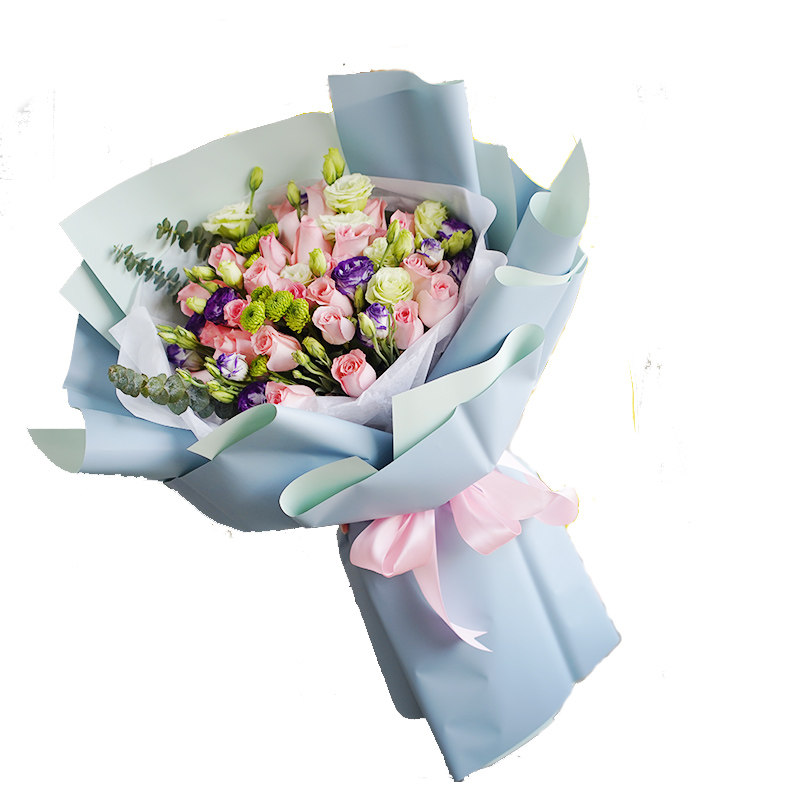天津北京鲜花速递同城红粉玫瑰康乃馨向日葵百合生日花束花店送花