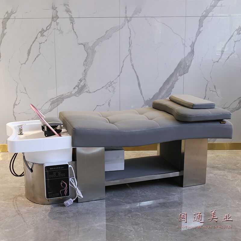 泰式洗头床理发店水循环中药熏蒸头疗按摩美发美容头疗床发廊专用
