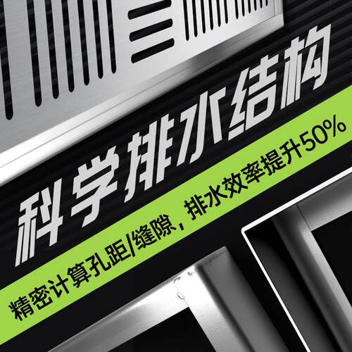 304不锈钢排水沟加厚雨水盖板明沟篦子隐藏井盖排水口下嵌式定制