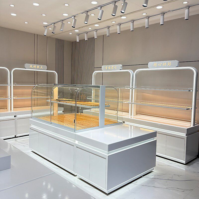 面包柜面包展示柜蛋糕店中岛柜边柜烘焙糕点柜炒货柜大型工厂定制