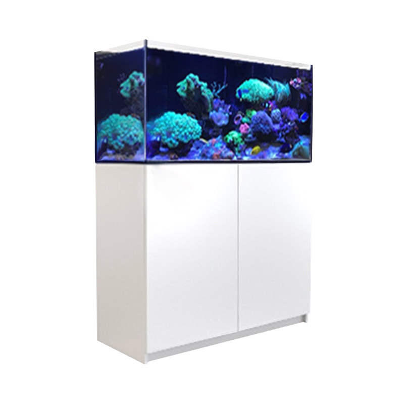 60CM海水鱼缸珊瑚适用超白玻璃水族箱 客厅用静音底滤款