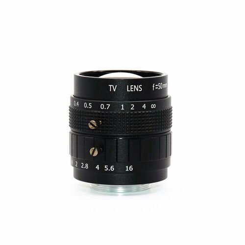 百万高清工业相机镜头定焦50MM 2/3 C口镜头 手动光圈 无畸变现货