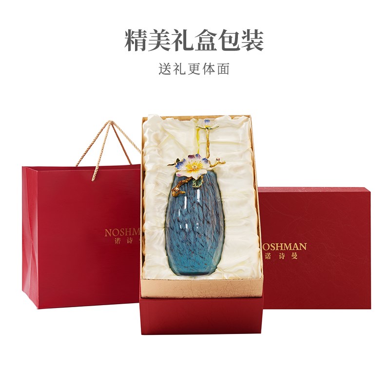 2026新款小花瓶带干花假花精致桌面摆件高级感餐桌鲜花大口径花器