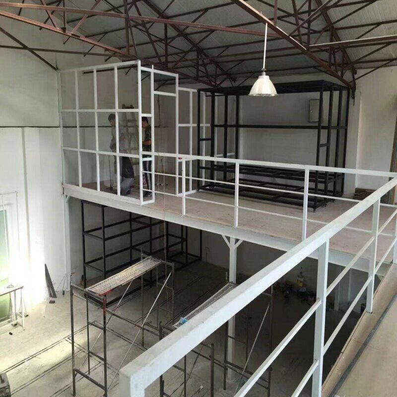 北京钢结构阁楼平台专业搭建楼梯定制室内二层阳光房厂房钢构雨棚