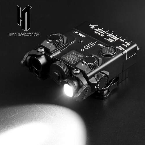 沃德森金属版DBAL-A2镭射指示器绿激光LED爆闪手电IR/PEQ15电池盒