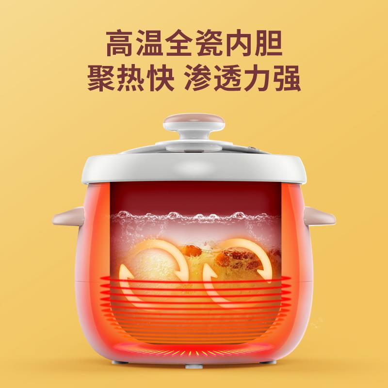 天际宝宝副食品锅婴儿专用电炖锅BB煲粥电粥锅小型煮粥煮饭炖锅炖