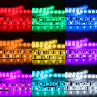 LED电瓶电动车小吃车地摊跑马12V24V36V48V60V72V伏防水灯条灯带