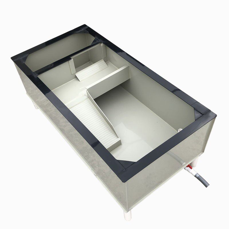 大型种龟箱乌龟别墅龟池龟箱养龟池阳台家用乌龟缸带晒台养殖箱