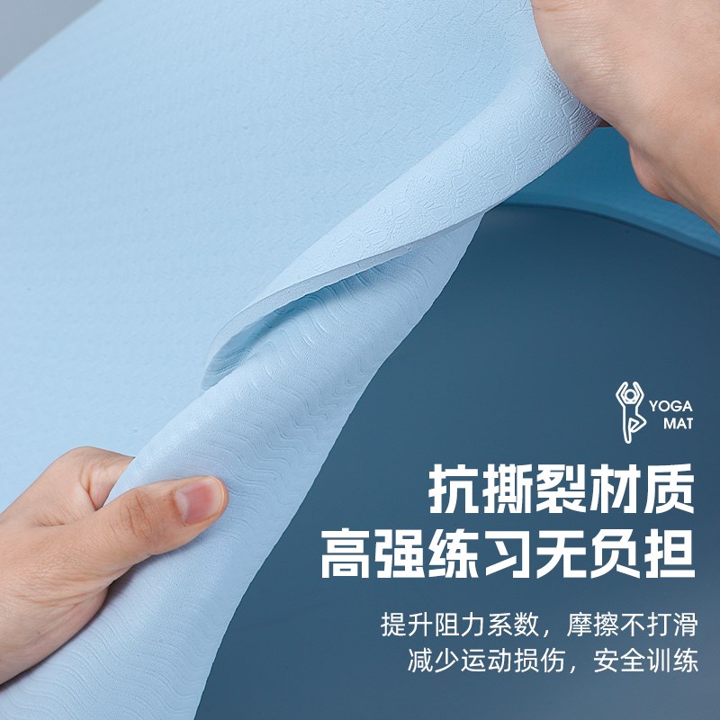 西骑者室内骑行台训练垫子减震隔音垫防滑地垫家用运动瑜珈健身垫