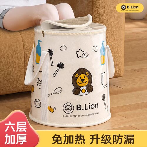 折叠泡脚桶家用老人父母保温洗脚盆足浴高深桶加厚便携过小腿养生