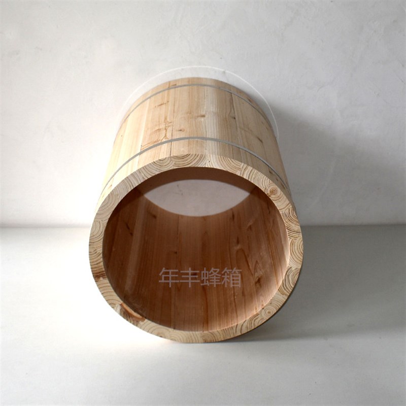 圆蜂箱直桶蜂桶杉木加大加高直桶蜂箱诱蜂桶招蜂箱养蜂箱圆桶蜂箱
