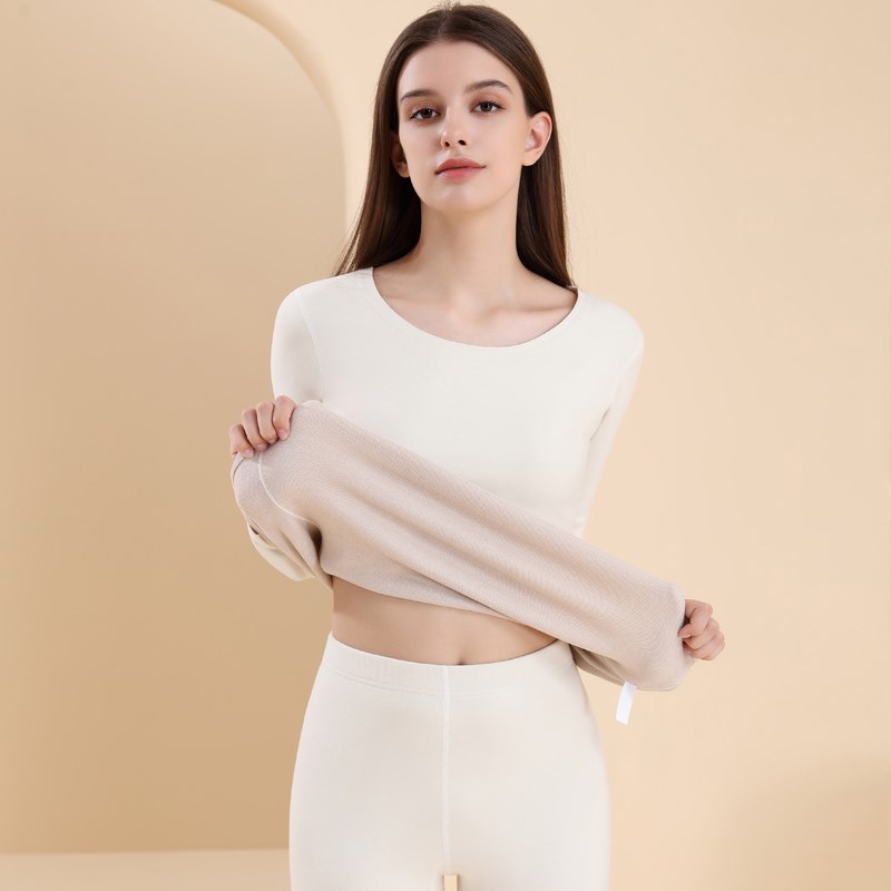 哺乳上衣秋衣打底衫月子服秋冬产后发热衣德绒加厚秋衣卫生裤套装