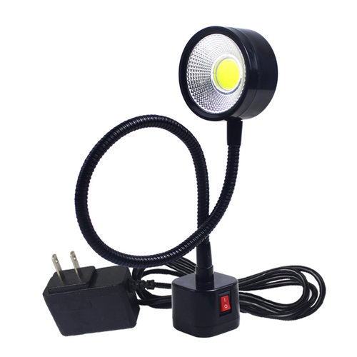 缝纫机专用照明灯led机床工作灯220V磁铁工业台灯护眼台灯圆形24V