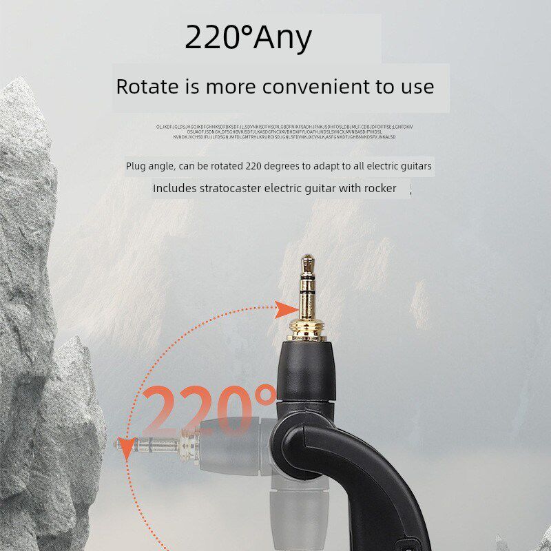 一对二吉他无线收发器电动吹管无线发射器接收器数字键盘1至2音频