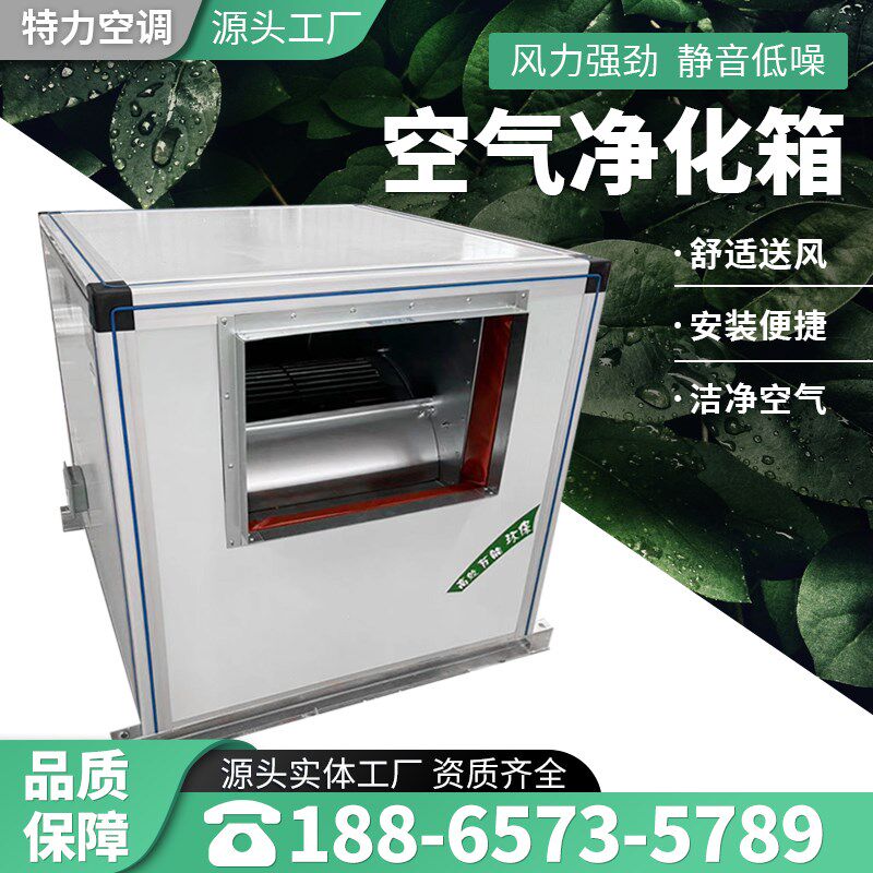 空气净化风机箱初中高效过滤箱商用风柜排风过滤新风净化型风机箱
