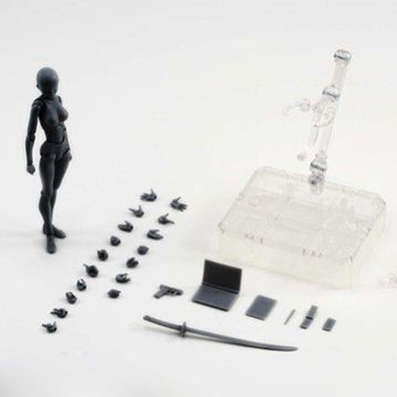 绘画动漫人体模型关节可动人偶木头人形艺术品木偶人调动画室素描