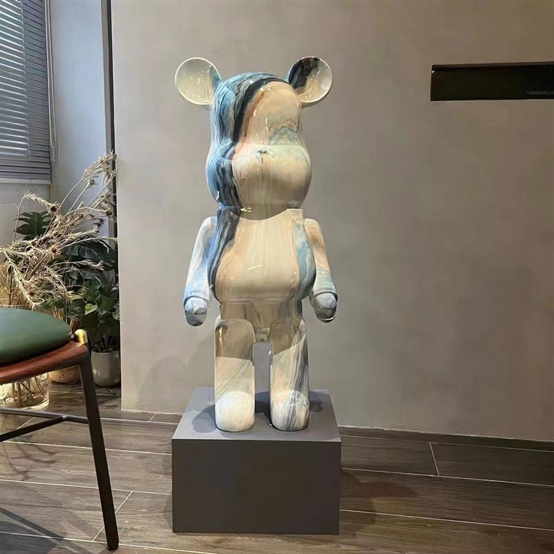 网红轻奢暴力熊存钱罐客厅家居简约电视柜落地创意装饰品大摆件