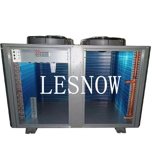 U型箱式一体顶出风风冷冷凝器散热器冷库专用制冷机组全套设备10P