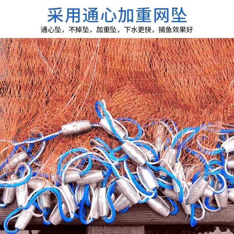 飞盘式撒网手抛网老式撒渔网抛网手撒网鱼鱼网捕鱼手动旋甩网