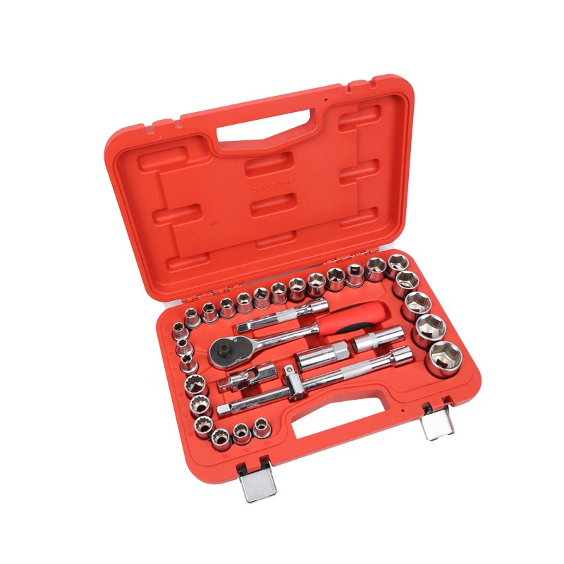 捷科工具套筒套装 1/2英寸大飞扳15 20 24 27 32 37件套组套工具