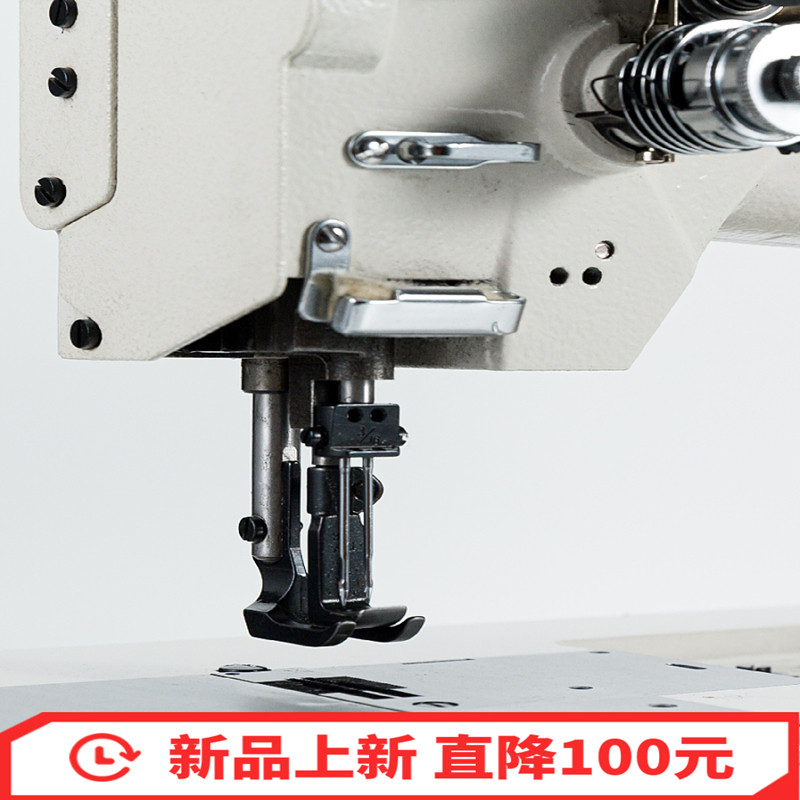 电脑直驱4400三同步双针缝纫机机汽车座垫双针车皮革沙发厚料工业