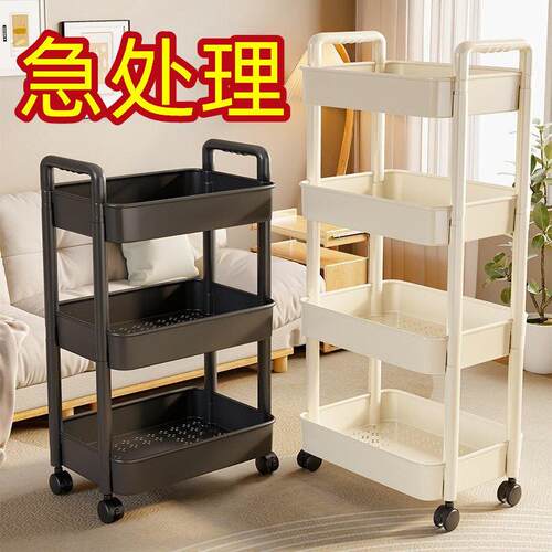 美容院专用小推车美容车三层理髲店美发美甲手推工具车置物架