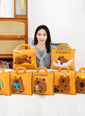 车上专用小被子毯子二合一折叠两用靠枕办公室汽车午睡休小枕头抱