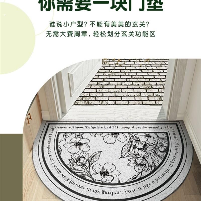 入户门家用玄关进门垫耐脏防滑丝圈地毯可冲洗蹭土进门地垫子