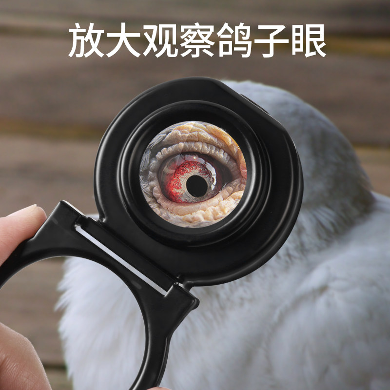 充电高清40倍照布镜折叠便携式放大镜带刻度尺高倍检查布料面料密