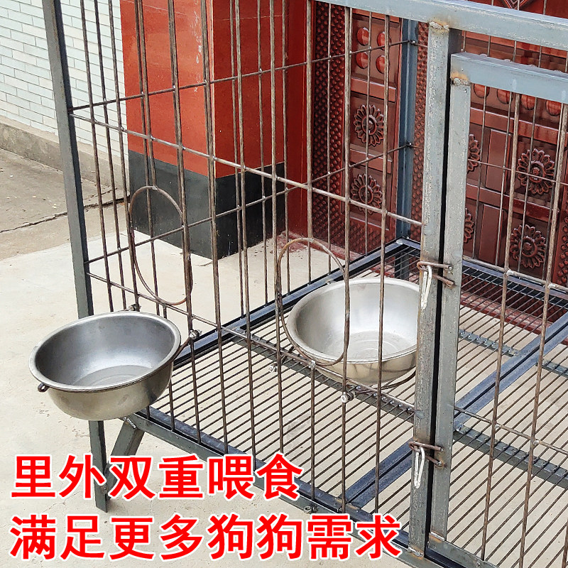 狗笼子大型犬加粗加厚德牧马犬耐咬实心钢筋狗场狗笼大型定做包邮