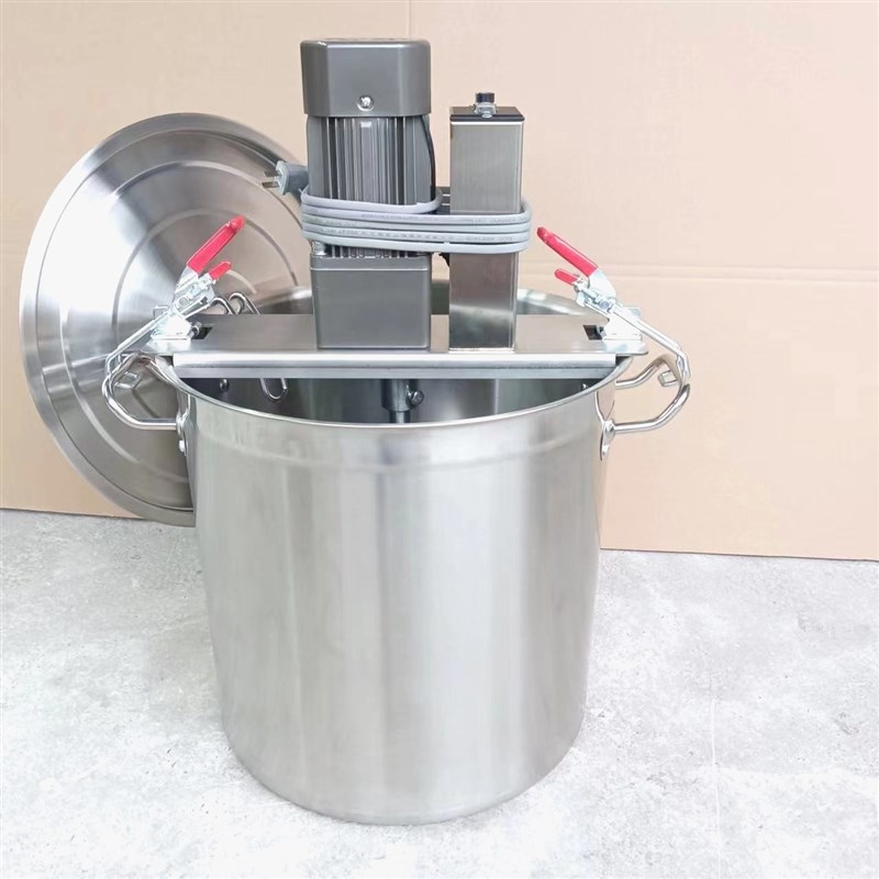 凉虾机全自动炒料机冰粉熬底料工具一体机凉粉凉糕商用搅拌机全套