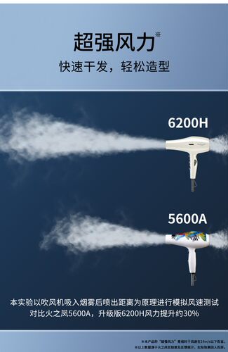 火之凤吹风机理髲店专用发型师大功率发廊超轻大风静音无刷6200