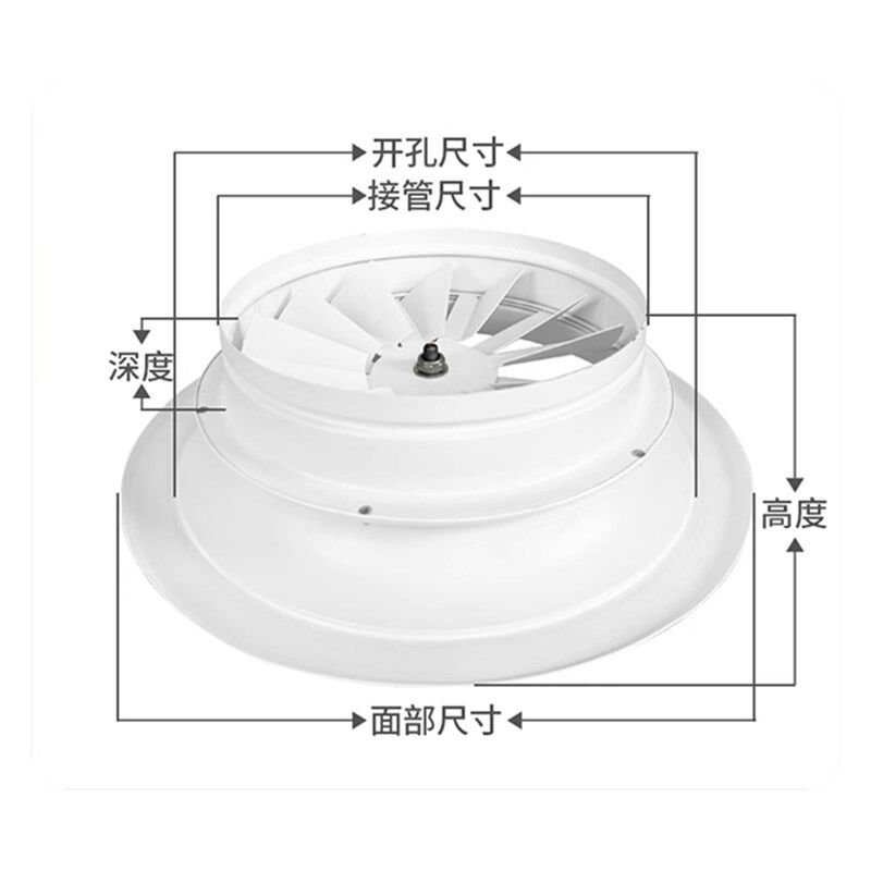 铝合金旋流风口电动旋流风口温控旋流风口中央空调可调通风口