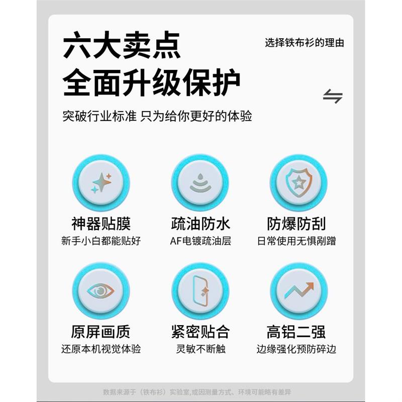 OPPO Find X8 Pro 钢化膜 3D热弯全胶膜防爆抗指纹 南玻玻璃高清