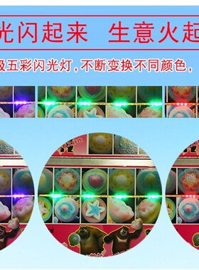 棉花糖机2021利朋商用燃气电动棉花糖机摆摊用花式拉丝棉花糖机器