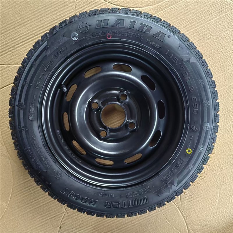 雪地胎145/70R12 155/65R13 五菱宏光Mini雪地胎低速轮毂