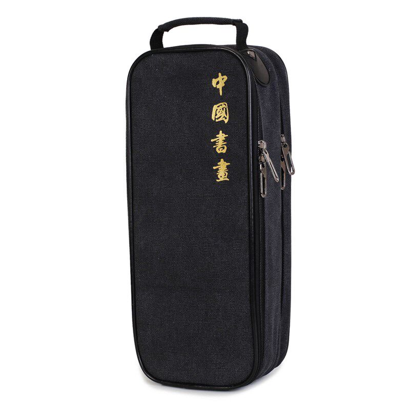 书画家专用包毛笔袋包帆布多功能国画书画包毛笔砚台墨汁镇尺工具