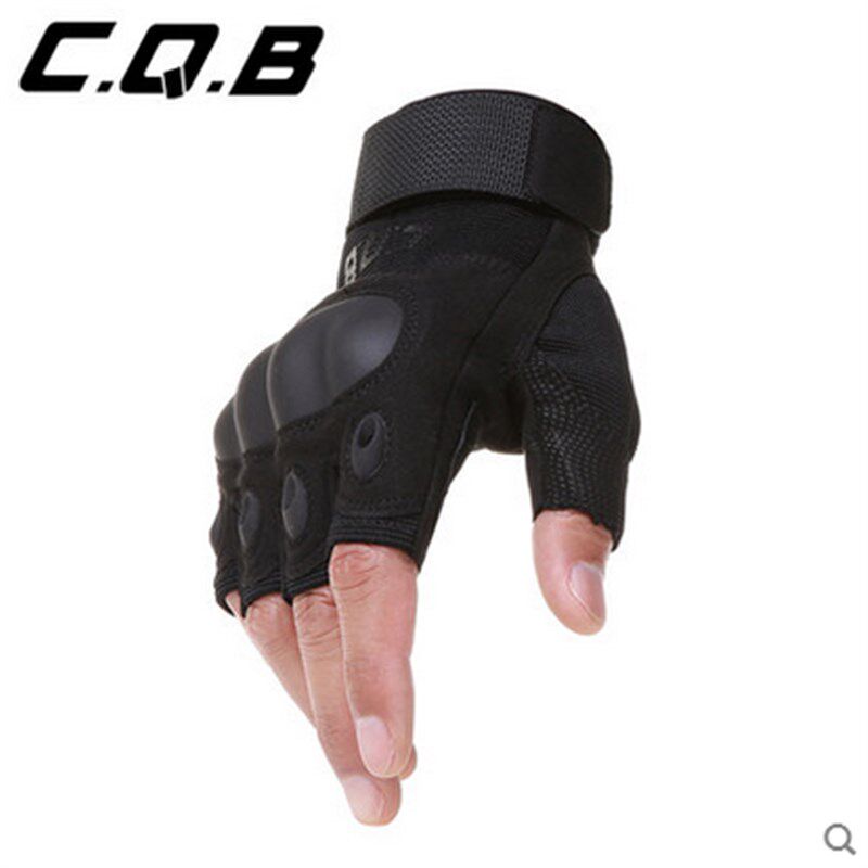 CQB正品战术手套全指半指 特种兵防割防滑军迷骑行作战手套男触屏