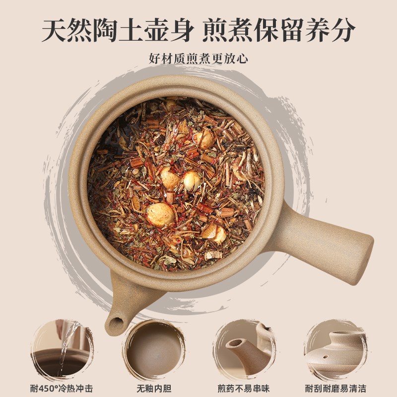 老式熬药砂锅煎药壶家用中药罐专门煮药煲专用的锅中医瓦罐药罐子