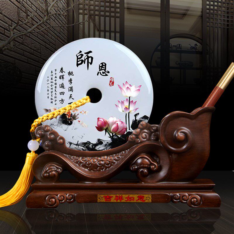 同学毕业周年聚会送老师礼品定制照片师恩难忘纪念品笔筒摆件商务
