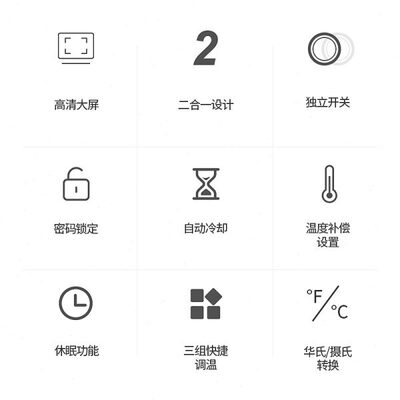 白光BK881热风枪焊台二合一锡焊电烙铁数显恒温风枪可调温拆焊台