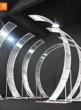 铁艺婚庆道具星光大道拱门花婚礼t台路引庆典活动区舞台装饰摆件