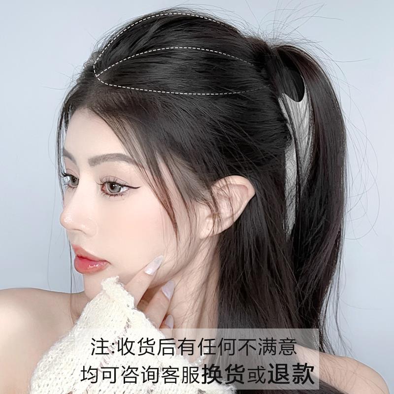 真发假发片增发量蓬松高颅顶神器垫发根蓬松器假发片女头顶垫发片