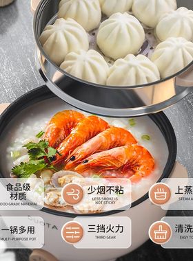 电炖锅家用煲汤锅电用多功能炖汤锅快速熬煮粥神器煲粥专用锅稀饭