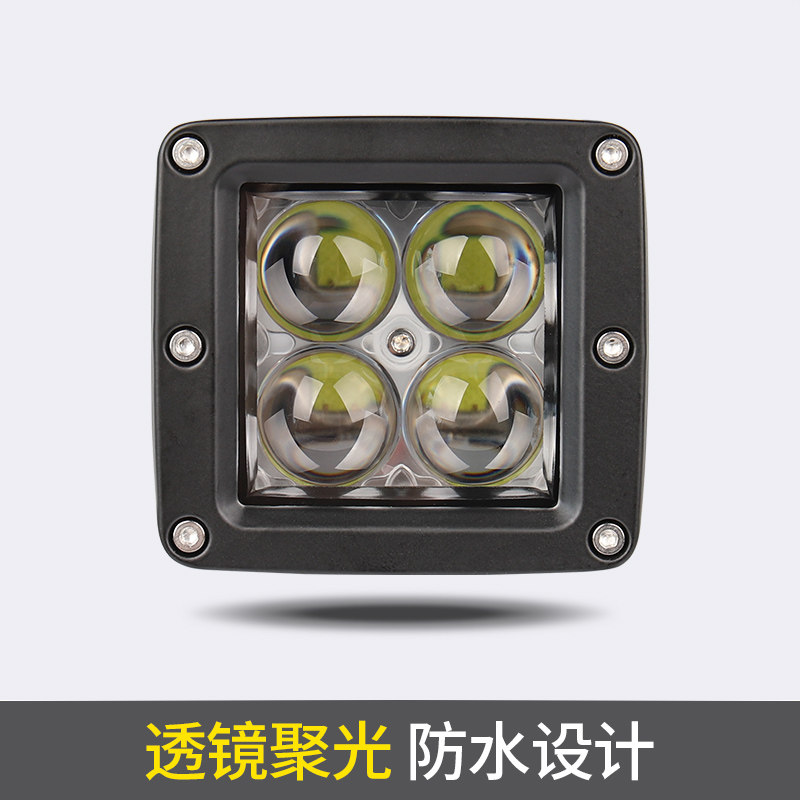 福特猛禽f150改装汽车led雾灯改装透镜超亮17-2020款雾灯透镜支架