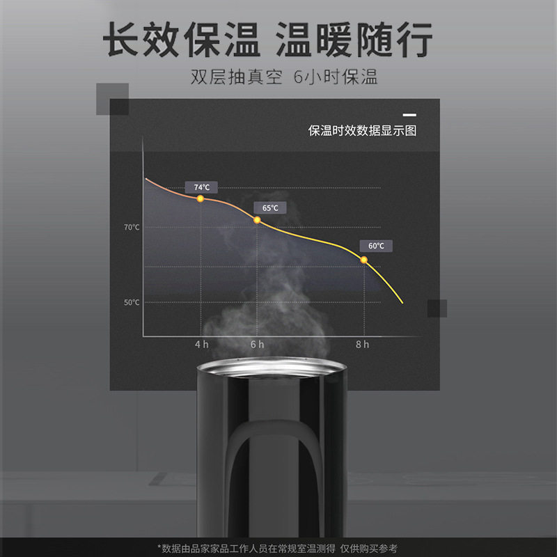 品家家品咖啡法压壶便携手冲法压咖啡杯316L不锈钢商务压杆过滤杯